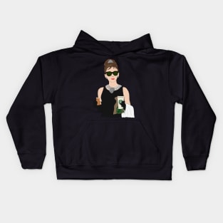 Breakfast at Starbucks Kids Hoodie